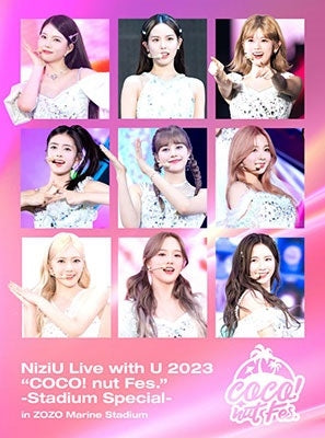 NiziU - NiziU Live with U 2023 "COCO! nut Fes." -Stadium Special- in ZOZO Marine Stadium - Japan 2Blu-ray Disc+Photo Card+Film Photo Limited Edition