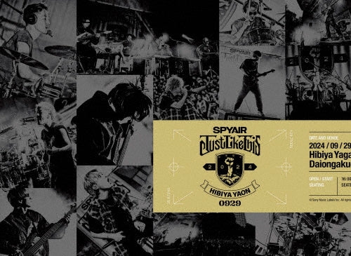 Spyair - Just Like This 2024 - Japan Blu-ray Disc+CD+Photo Book Limited Edition