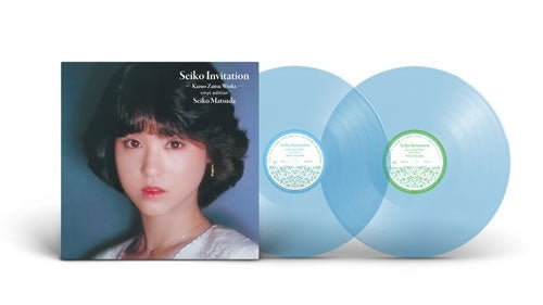 Seiko Matsuda - Seiko Invitation -Kazuo Zaitsu works- vinyl edition - Japan Clear Pastel Blue Colored Vinyl 2 LP Record Limited Edition