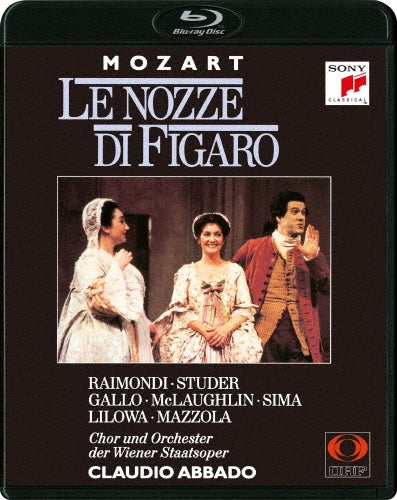 Claudio Abbado (conductor) - Mozart: Le Nozze Di Figaro - Japan Blu-ray Disc