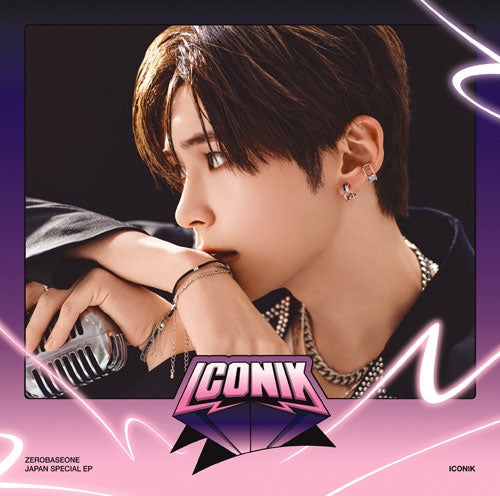Zerobaseone - ICONIK - Japan Sung Han Bin Ver. CD + booklet + solo selca photo card + square card & secret sticker set