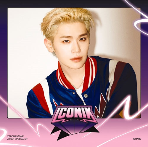 Zerobaseone - ICONIK - Japan Kim Tae Rae Ver. CD + booklet + solo selca photo card + square card & secret sticker set