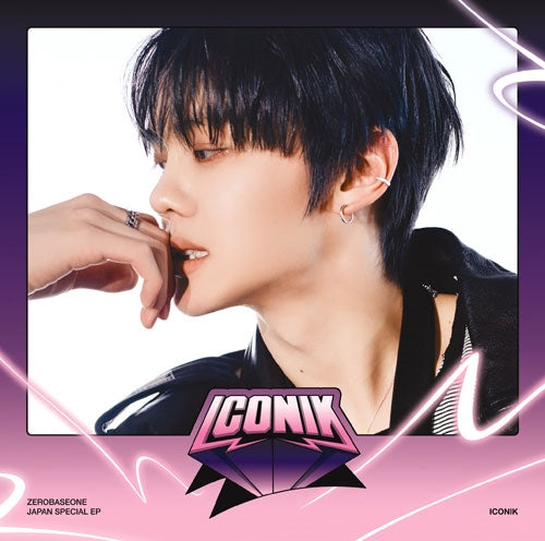 Zerobaseone - ICONIK - Japan Kim Gyu Vin Ver. CD + booklet + solo selca photo card + square card & secret sticker set