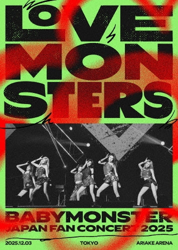 BABYMONSTER  -  Babymonster "Love Monsters" Japan Fan Concert 2025   -  Japan Blu-ray Disc+Photo Booklet+Goods Limited Edition