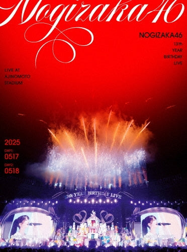 Nogizaka46 - 13th YEAR BIRTHDAY LIVE - Japan 3 Blu-ray discs + deluxe booklet + postcard Limited Edition