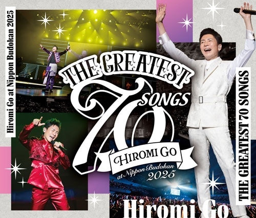 Hiromi Go - Hiromi Go at Nippon Budokan 2025 "THE GREATEST 70 SONGS" - Japan 4 CD