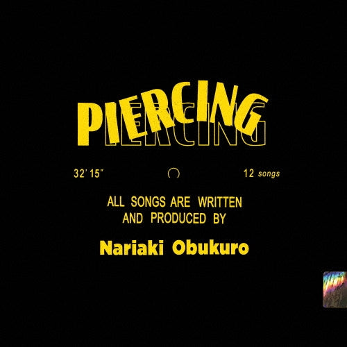 Nariaki Obukuro - Piercing - Japan Clear vinyl LP Recurd Limited Edition