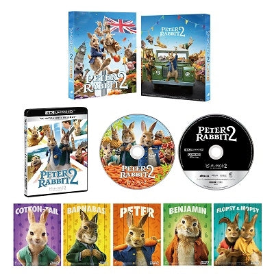 Movie-Peter Rabbit 2: The Runaway -Japan 4K Ultra HD Blu-ray Disc+Blu-ray Disc