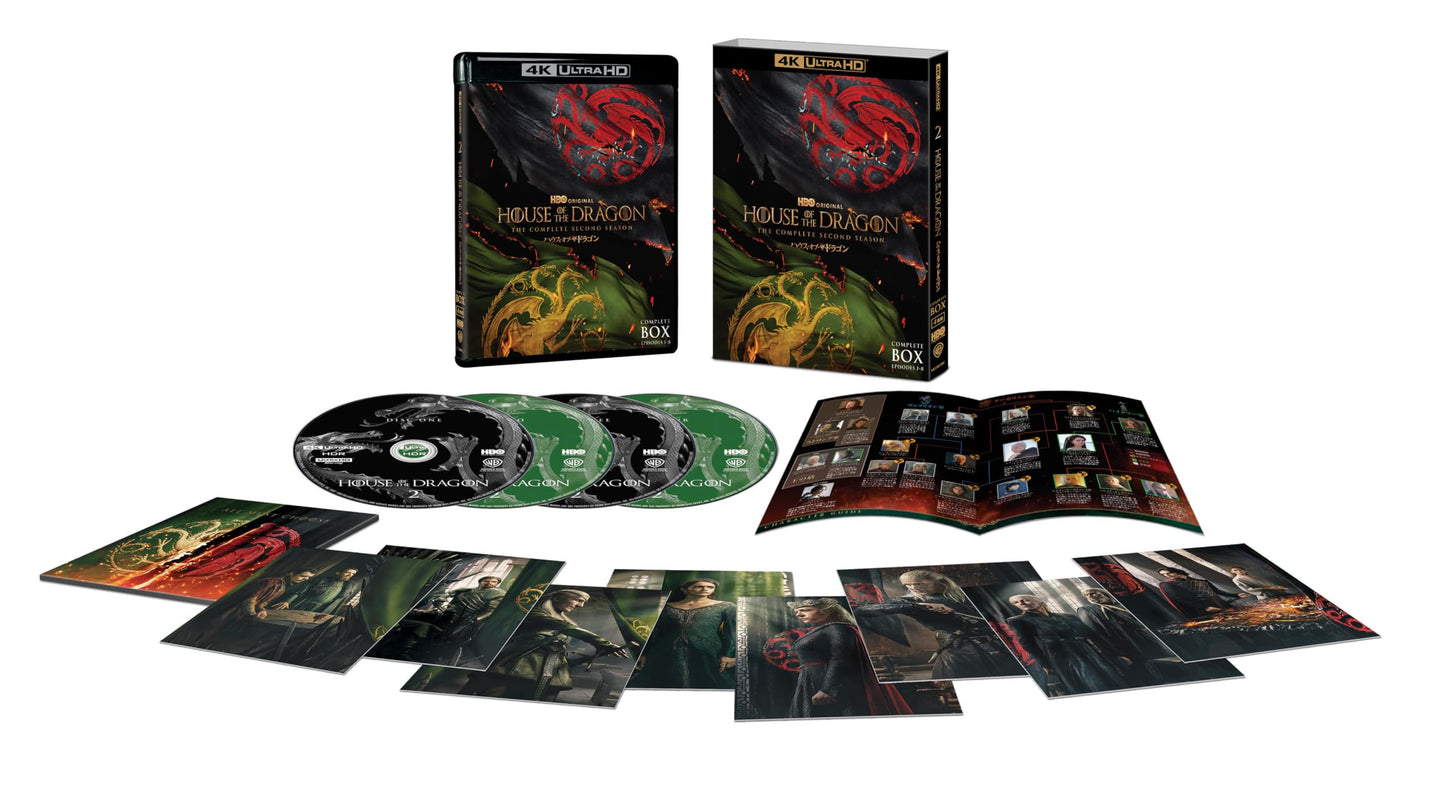 TV Series - House Of The Dragon: Season 2 Set - Japan 4 Ultra HD Blu-ray Box Set