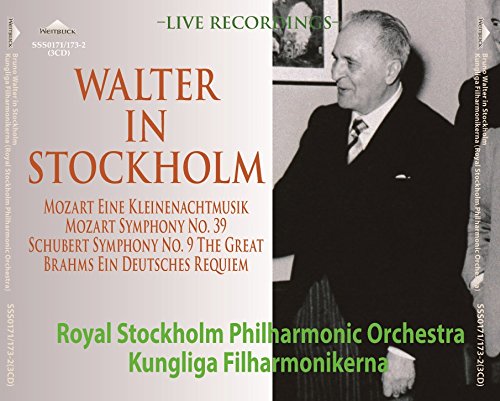 ROYAL STOCKHOLM PHILHARMONIC ORCHESTRA - Walter in Stockholm - Mozart, Schubert, Brahms - Import 3 CD
