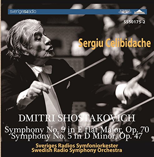 Shostakovich, Dmitri (1906-1975) - Symphonies Nos.5, 9 : Celibidache / Swedish Radio Symphony Orchestra (1967, 1964 Stereo) - Import CD