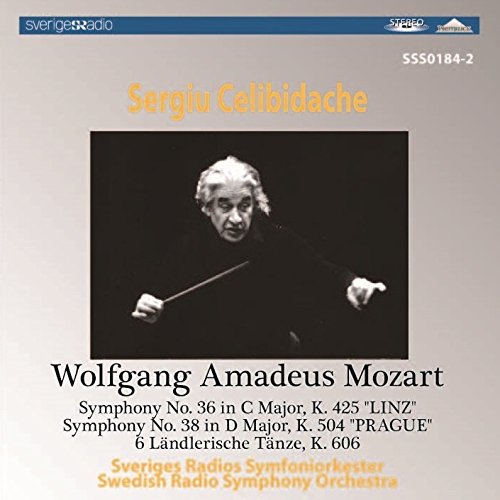 Mozart (1756-1791) - Symphonies Nos.36, 38, etc : Celibidache / Swedish Radio Symphony Orchestra (1971, 1970) - Import CD