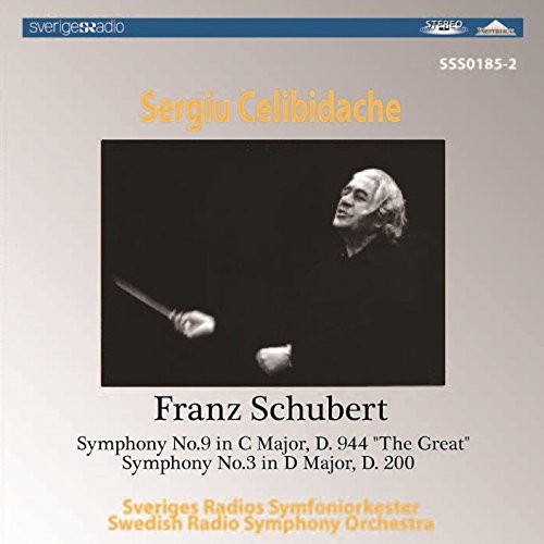 Schubert (1797-1828) - Symphonies Nos.3, 9 : Celibidache / Swedish Radio Symphony Orchestra (1967, 1969) - Import CD