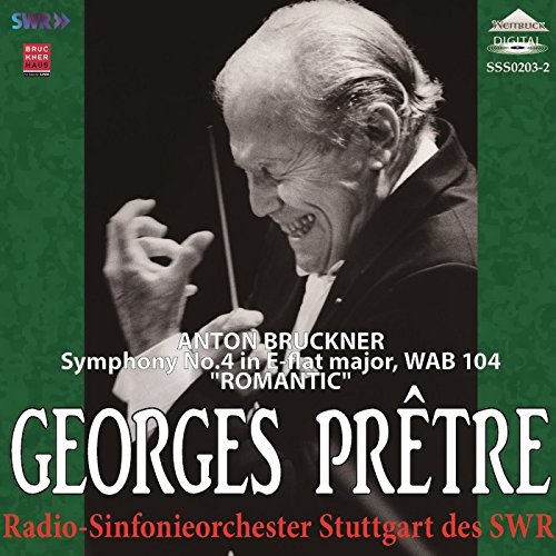 Bruckner (1824-1896) - Symphony No.4 : Georges Pretre / Stuttgart Radio Symphony Orchestra (1995) - Import CD