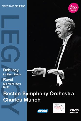 Debussy (1862-1918) - Debussy La Mer, Iberia, Ravel Ma Mere L'oye Suite : Munch / Boston Symphony Orchestra (1958, 1961) - Import DVD