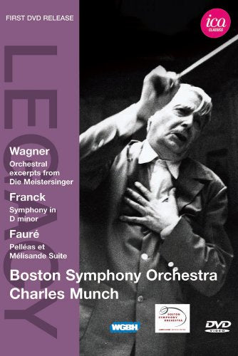 Franck, Cesar (1822-1890) - Franck Symphony, Faure Pelleas et Melisande Suite, Wagner : Munch / Boston Symphony Orchestra (1959-1961) - Import DVD