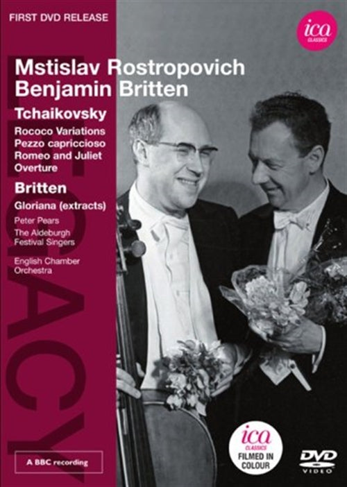 Tchaikovsky (1840-1893) - Rococo Variations, Romeo & Juliet, etc : Rostropovitch(Vc)Britten / English Chamber Orchestra +Britten - Import DVD