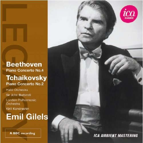 Beethoven (1770-1827) - Beethoven Piano Concerto No, 4, Tchaikovsky Piano Concerto No, 2, : Gilels(P)Barbirolli / Halle Orchestra, Kondrashin / LPO (1966, 1959) - Import CD