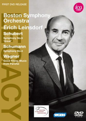 Schubert (1797-1828) - Schubert Symphony No, 9, Schumann Symphony No, 4, Wagner Good Friday Music : Leinsdorf / Boston Symphony Orchestra (1962-64) - Import DVD