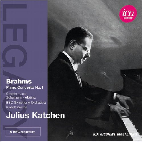 Brahms (1833-1897) - Brahms Piano Concerto No, 1, Chopin, Liszt, Schumann, Albeniz : Katchen(P)R.Kempe / BBC Symphony Orchestra - Import CD