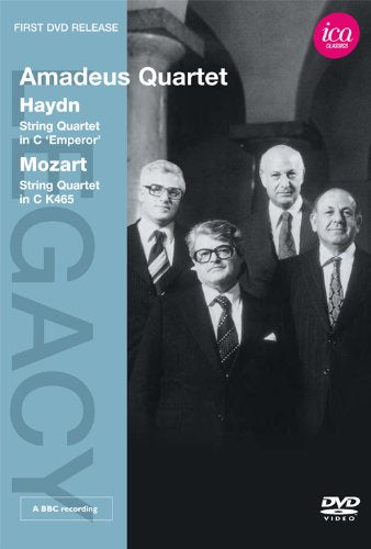 Mozart (1756-1791) - Mozart String Quartet No.19 (1983), Haydn String Quartet No.77 (1980): Amadeus Quartet - Import DVD