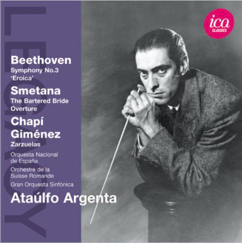Beethoven (1770-1827) - Beethoven Symphony No.3, Smetana The Bartered Bride Overture : Argenta / Spanish National Orchestra, Orchestre de la Suisse Romande - Import CD