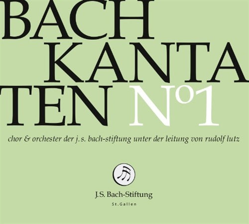 Bach (1685-1750) - Cantatas Vol.1 : R.Lutz / J.S.Bach Stiftung Orchestra & Choir - Import CD