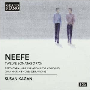 Susan Kagan (Piano) - C.G.Neefe: Complete Piano Sonatas - 12 Sonatas No.1-No.12; Beethoven: 9 Variations on a March by Dressler WoO.63 - Import 2 CD