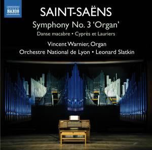 Vincent Warnier - Saint-Saens: Symphony No.3 "Organ", Danse Macabre, Cypres et Lauriers - Import Blu-ray Audio