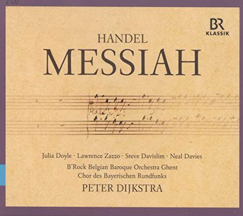 Handel (1685-1759) - Messiah : Dijkstra / B'Rock, Bavarian Radio Choir, J.Doyle, Zazzo, Davislim, N.Davies (2CD) - Import 2 CD