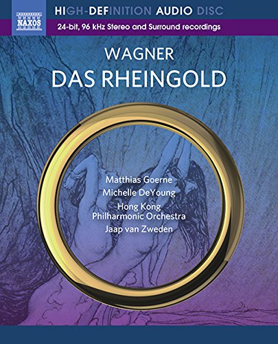 Wagner (1813-1883) - Das Rheingold : Jaap van Zweden / Hong Kong Philharmonic, Goerne, Begley, DeYoung, Milling, Cangelosi, etc (2015 Stereo) - Import Blu-ray Audio