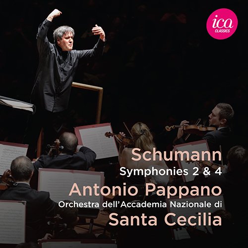 Schumann, Robert (1810-1856) - Symphonies Nos.2, 4 : Pappano / St.Cecilia Academic Orchestra - Import CD