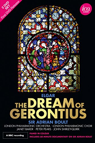 Elgar (1857-1934) - Dream of Gerontius : Adrian Boult / London Philharmonic& Choir, J.Baker, Pears, Shirley-Quirk (1968)+Documentary (2DVD) - Import 2 DVD