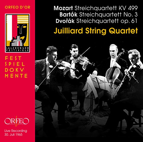 The Juilliard String Quartet - "Bartok, Mozart, and Dvorak: String Quartet Collection" - Import CD