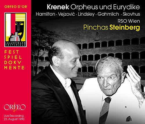 Krenek, Ernst (1900-1991) - Orpheus und Eurydike : Pinchas Steinberg / Vienna Radio Symphony Orchestra, R.Hamilton, Dunja Vejzovic, C.Lindsley, Kallisch - Import 2 CD