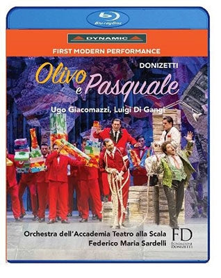Federico Maria Sardelli, Scarlatti Academy Orchestra - Donizetti (1797-1848) Olivo E Pasquale : Sardelli / Teatro Alla Scala Accademia, Taddia, Morace, Adaini, Etc (2016 Stereo) - Import Blu-ray Disc