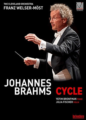 Brahms (1833-1897) - Complete Symphonies, Piano Concertos Nos.1, 2, Violin Concerto : Welser-Most / Cleveland Orchestra, Bronfman, J.Fischer (3DVD) - Import 3 DVD