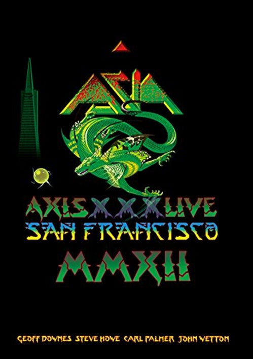 Asia - Axis XXX: Live San Francisco w/ 3 Tracks from Concert in Japan in 2012 - Japan Blu-ray Disc