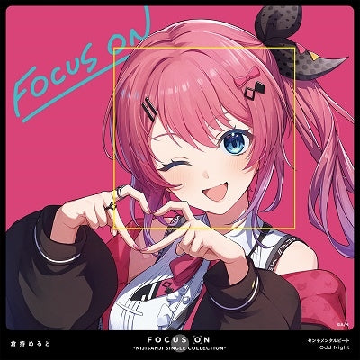 Meruto Kuramochi - FOCUS ON -NIJISANJI SINGLE COLLECTION -Kuramochi Meruto - Japan CD single