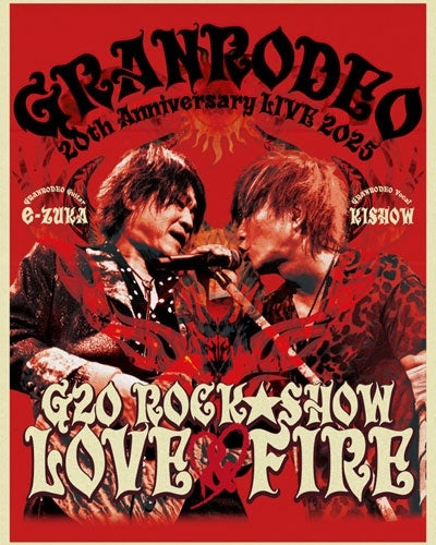 Granrodeo - Granrodeo 20th Anniversary Live 2025[g20 Rockshow Love&Fire-Ai To Jouen No Granrodeo-] - Japan 2 Blu-ray Discs + Merchandise Limited Edition