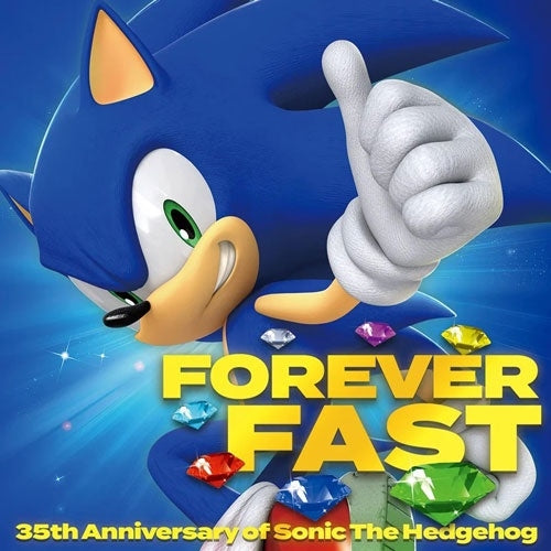 SONIC THE HEDGEHOG - Forever Fast - 35th Anniversary of Sonic The Hedgehog - Japan 2 CD+Sticker