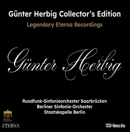 Gunther Herbig (conductor) - Gunther Herbig : Collector’s Edition -Legendary Eterna Recordings (13CD)(+1CD) - Import 14 CD Box Set