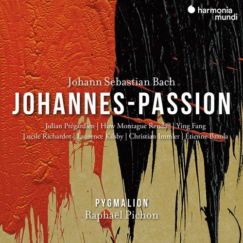 Leipziger Streichquartett - Bach, Johann Sebastian Johannes-Passion : Raphael Pichon / Pygmalion, Julian Pregardien, Huw Montague Rendall, Ying Fang, Lucile Richardot, Laurence Kilsby, etc. - Import 2 CD