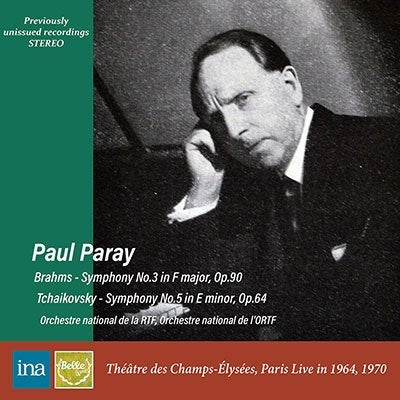 Paul Paray, Orchestre National de France - Tchaikovsky (1840-1893) Tchaikovsky Symphony No.5 (1970), Brahms Symphony No.3 (1964): Paul Paray / French National Radio Orchestra (Stereo Live) - Import CD