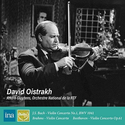 David Oistrakh, André Cluytens, Orchestre National de France -  Violin Concerto -J.S.Bach, Beethoven, Brahms : David Oistrakh(Vn)Andre Cluytens / French National Radio Orchestra (1958)(2Cd) - Import 2 CD