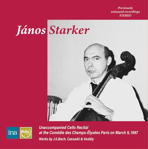 Janos Starker - Unaccompanied Cello Recital At The Comédie Des Champs-Élysées Paris On March 9, 1987 Works By J.S.Bach, Cassadó & Kodály - Import CD