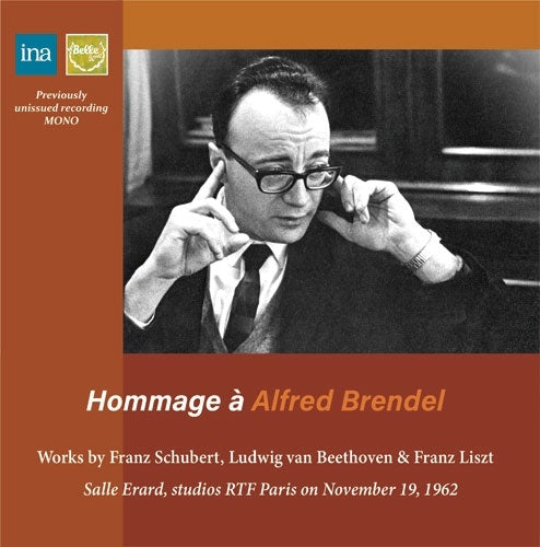 Alfred Brendel - Hommage a Alfred Brendel Vol.1 -1962 Paris Studio Recordings -Schubert, Beethoven, Liszt - Import CD