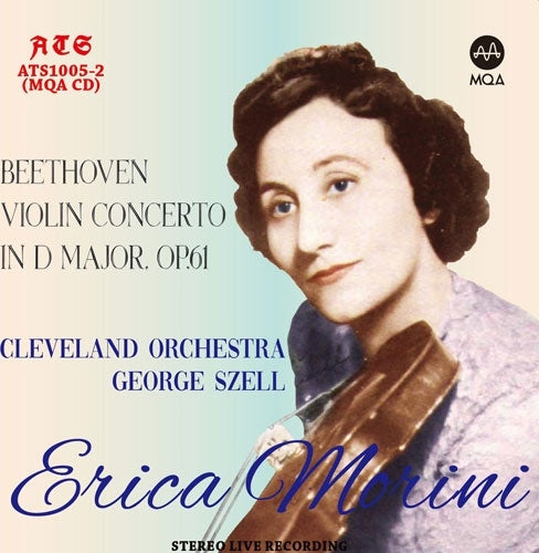 Erica Morini - Beethoven: Violin Concerto - Import MQA-CD