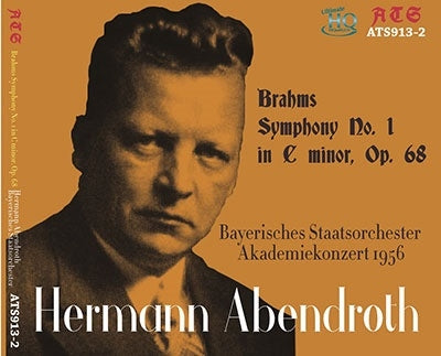 Hermann Abendroth, Bavarian State Orchestra - Brahms (1833-1897) Symphony No.1 : Hermann Abendroth / Bavarian State Orchestra (1956 Munich)(Uhqcd) - Import UHQCD Limited Edition