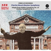 Charles Munch - Brahms Symphony No.1, Mahler Symphony No.10 -Adagio : Boston Symphony Orchestra (1961, 1959 Stereo Live) - Import MQA-CD